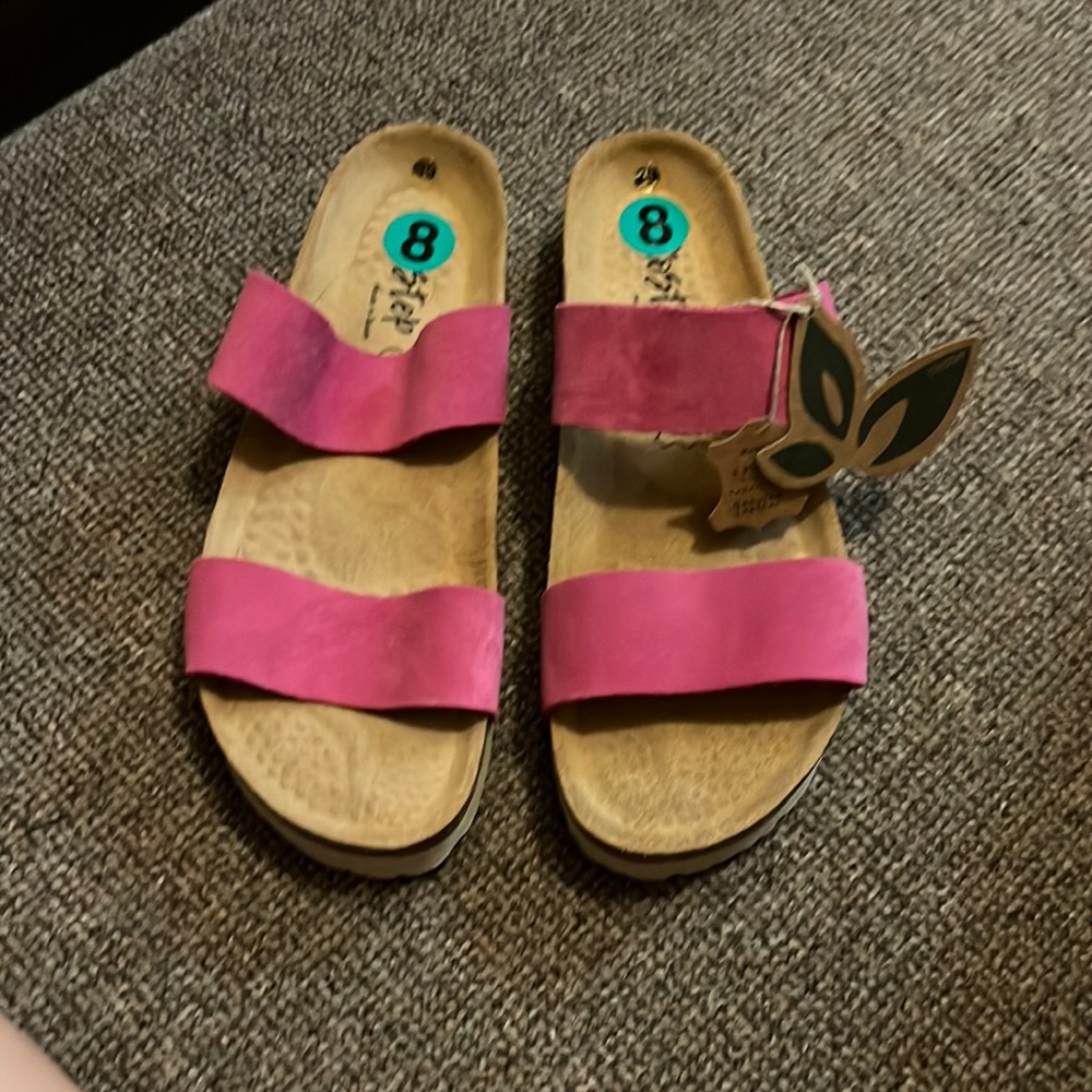 BioStep pink sandals